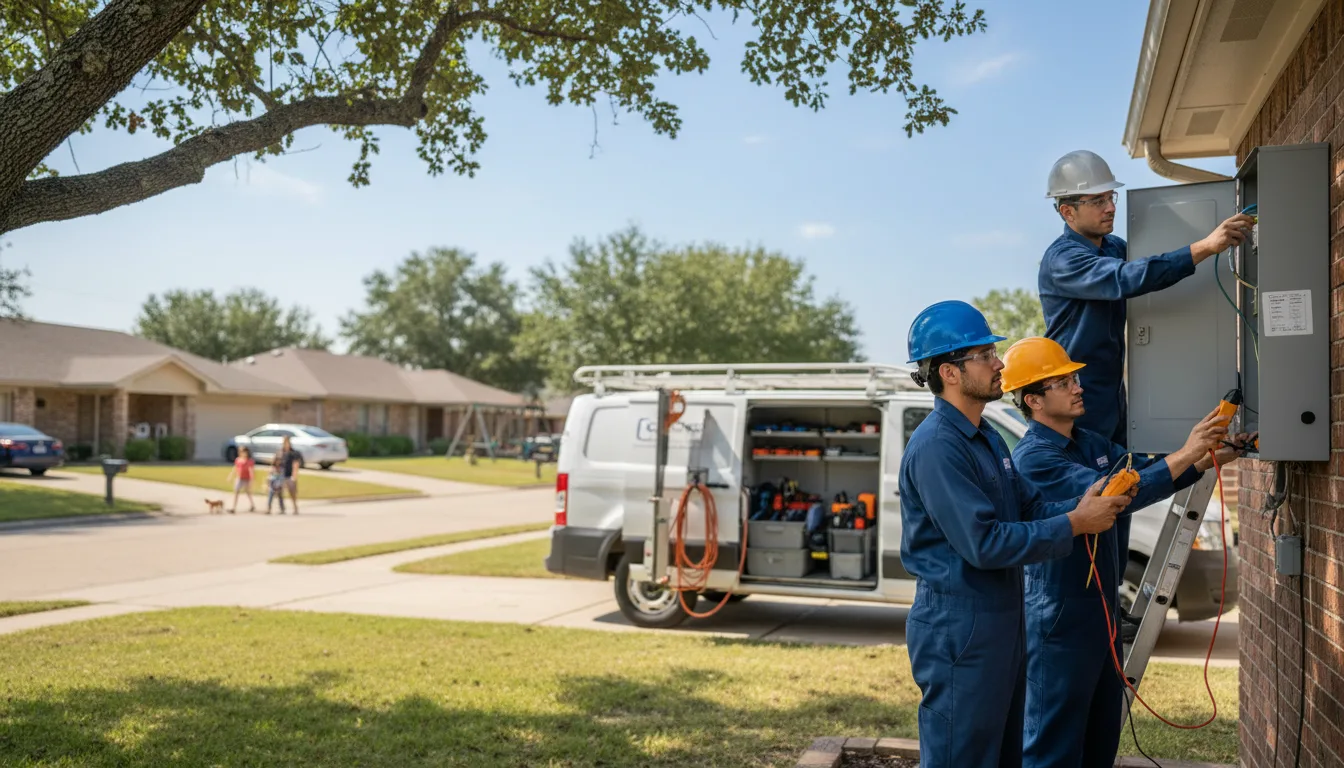 Certified electrician providing emergency electrical services in Durand, IL